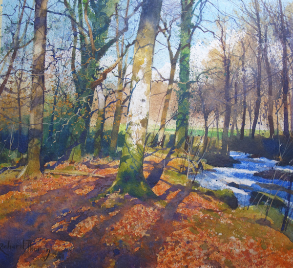 Watercolor painting by Richard Thorn